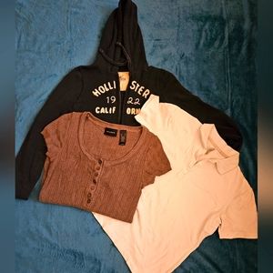Hollister hoodie set